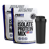 Combo 2x Whey Protein Isolado Mix 900g Profit = 1,8kg