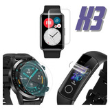 Film Silicona Hidrogel Smartwatch Para Huawei Band 6 X3