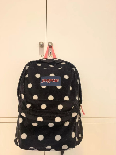 Mochila Jansport Original - Lunares - 26 Litros Usada