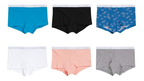 Hanes - Calzones Deportivos Para Mujer (6 Unidades, Los Colo