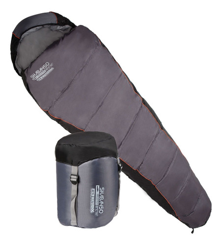 Bolsa De Dormir Waterdog Termica Capucha Bolso Compresion