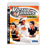 Jogo Virtua Tennis 2009 Playstation 3 Midia Fisica Ps3 Sega