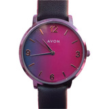 Reloj Avon, Mira De Nuevo, Para Dama  Color Fucsia