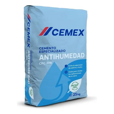 Cemento Gris Cpc 30r Antihumedad 25kg | Envío gratis