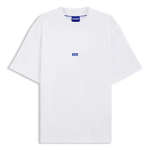Playera Para Hombre Hugo Blue Parche De Logo | Meses sin interés