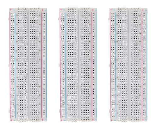 3 Pzas Protoboard 830 Puntos