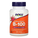 B-100 Vitaminas Complexo B Now 100tbs Com Colina Inositol