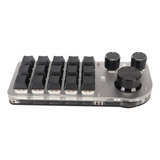 Teclado Usb Mini De 15 Teclas Con 3 Botones Tipo C Con Cable