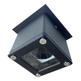 Aplique Plafon Exterior/interior Negro Pr615 Gu10 Lucciola