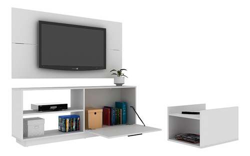 Combo Living Panel + Rack Tv 50'' + Mesa Ratona