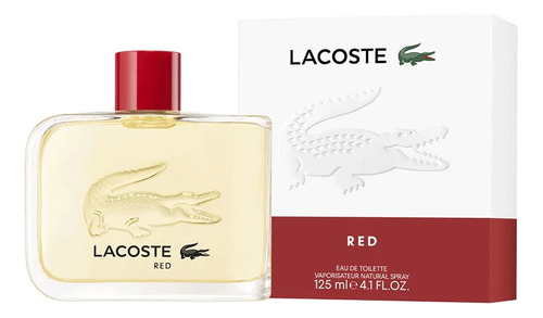 Lacoste Red 125ml Hombre 100% Original