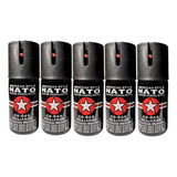 Spray De Pimenta Nato Black Kit 05 X 40ml Frete + Barato!!