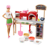 Set De Juego Y Muñeca Barbie Pizza Maker [exclusivo De Amazo