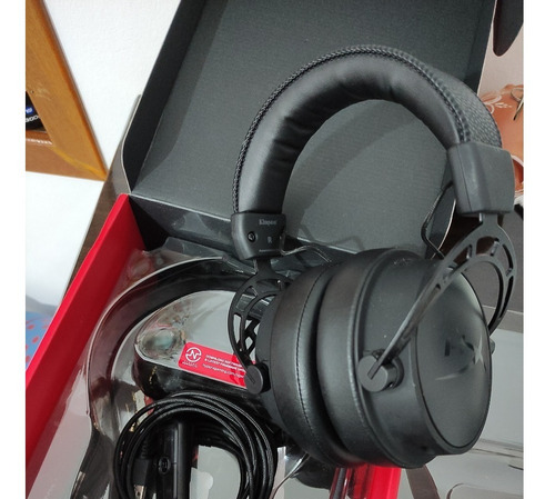 Headset Over-ear Gamer Hyperx Cloud Alpha S Blackout