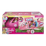 Playset Barbie Avion Jet De Aventuras Con Muñeca Gjb33