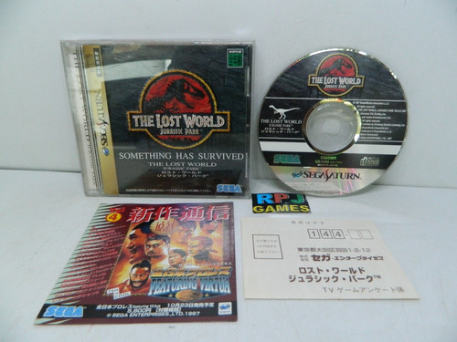 The Lost World Jurassic Park Original Japones Saturno Saturn