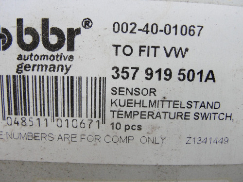 Sensor Temperatura Toma De Agua Volkswagen Golf/jetta/vento Foto 7
