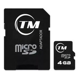 Memoria Microsd Portable Profesional Tm 4gb - Clase 6