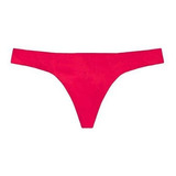 Bikini Calzón Colaless Con Costura Invisible Color Rojo