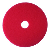 Almohadilla  5100 Para Pulir Pisos A Máquina, Color Rojo