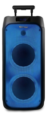 Bafle Vorago Ksp-550 2x8  Rgb Bluetooth Recargable 1 Mic Ina