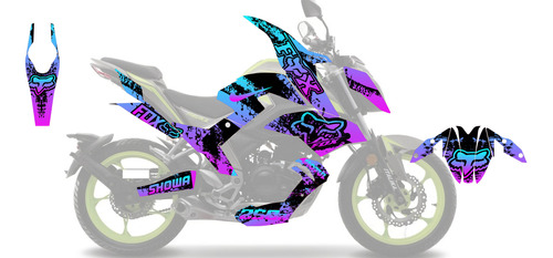 Stickers 250z Grafito Calca Vinil Laminado Modelo F Morado