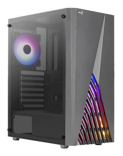 Gabinete Gamer Rgb Aerocool Delta V1 Negro Megasoft 