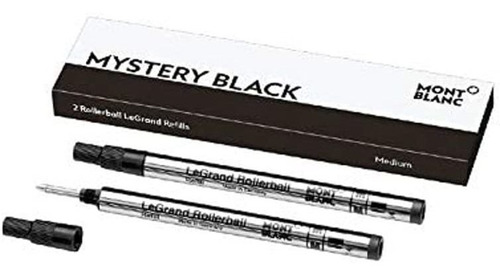 2 Cartuchos Negros Para Montblanc Meisterstuck