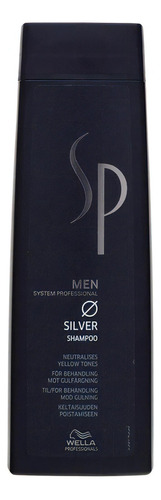 Wella Sp Men Shampoo Silver Matizador Rubios Cabello X 250ml