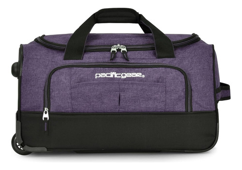 Bolso De Viaje Con Ruedas Pacific Gear Gran Capacidad Gris