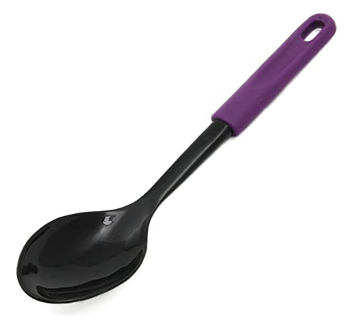 Cuchara De Cocina De Nylon Morada, 11.5 Pulgadas