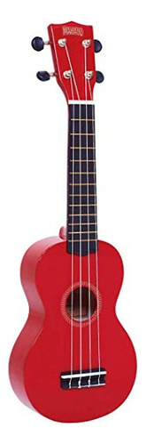 Ukulele Mahalo Soprano Rojo Incluye Pack De Iniciacion Y Est