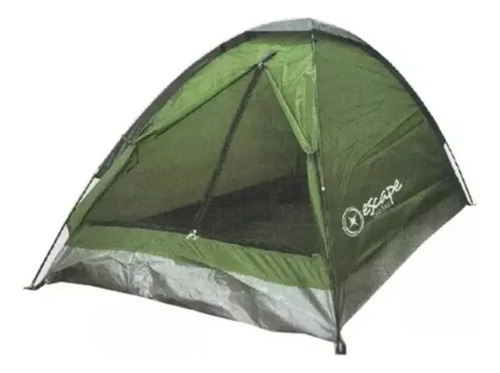 Carpa Dome Pack 2 Personas Escape Outdor 2x120x0.95 Alto