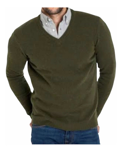 Suéter Hackett London Lana-cashmere Talla 2xl Import Italy