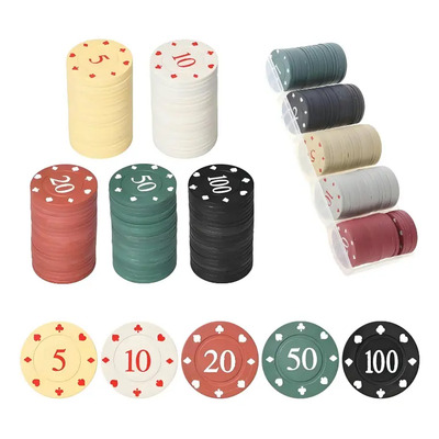 Velstron 100 Pzas Fichas Poker Con Caja De Almacenamiento De Plástico | Meses sin interés