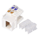 Conector De Módulo De Red Tf1015a Rj45 Cat5 A Tipo Tapas Par