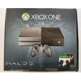 Xbox One Edicion Halo 5 Guardians 1tb +control+caja+10juegos