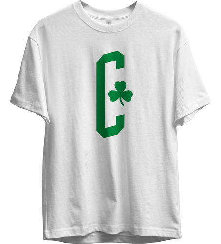 Remera Basket Nba Boston Celtics Blanca Logo C