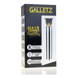 Máquina Acabamento Profissional Barba Cabelo Galletz Slimpro Cor Cinza