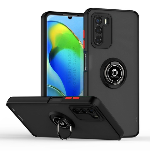 Funda De Teléfono Tpu + Pc Con Anillo Para Zte Blade V40 Vit