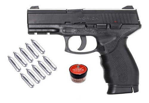 Pistola Norica 1701 Aire Comprimido  + 500 Bb Metal + 10 Co2