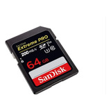 Cartão De Memória Sandisk Extreme Pro 64gb Sdxc