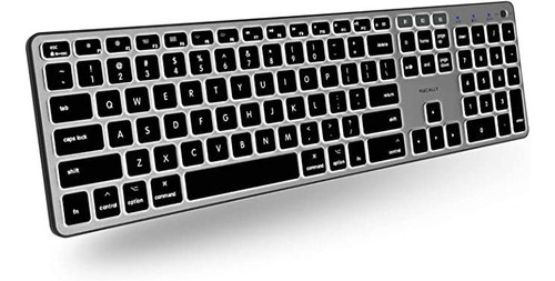 Macally Teclado Bluetooth Retroiluminado Para Mac E Ios, Pa.