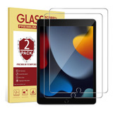 2 Mica Cristal Temp Para iPad 10.2 9va 8va 7va Generacion