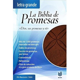 Biblia De Promesas Letra Grande Rvr1960 Piel Especial Café