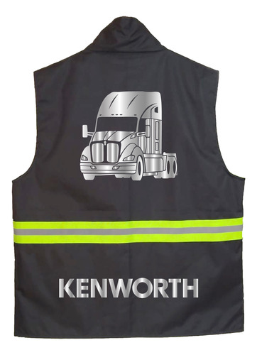 Chaleco Uso Rudo Mod Kenworth T680 Estampado Reflejante