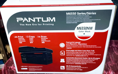 Impresora Pantum M6550nw. Monocromática Láser.