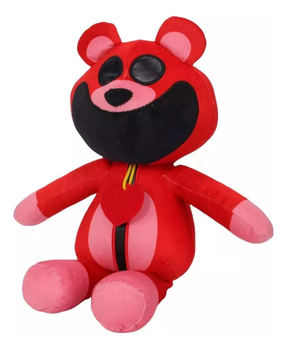 1 Pequeño Animal De Peluche Sonriente, Oso Rojo Bobby Bearhu