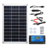 Panel Solar De 20w Y Kit De Controlador De 30a,polisilicio