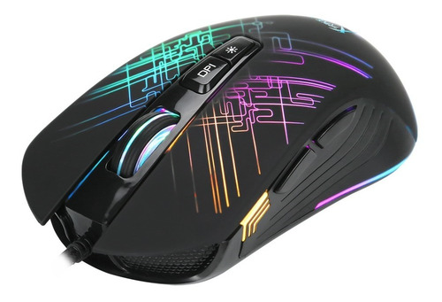 Mouse Usb Led Rgb Gamer Xtrike Me Gm-510 7 Botones 4800 Dpi